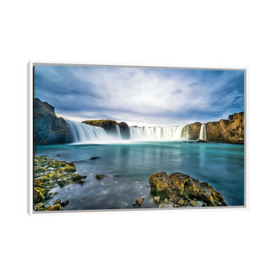 Godafoss by Jeffrey C. Sink - Floater Frame Print on Canvas