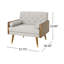 Fauteuil club, design moderne Mid-Century-698052787