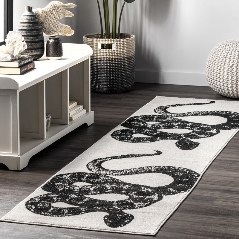Animal Print Area Rug, Square 183cm