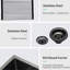 Gunmetal Black Stainless Steel Sink 33"x19" - Double Bowl Undermount, 10" Deep Basin, Reduces Build-up Kitchen Black, Steel, Crafted For Durability And Functionality