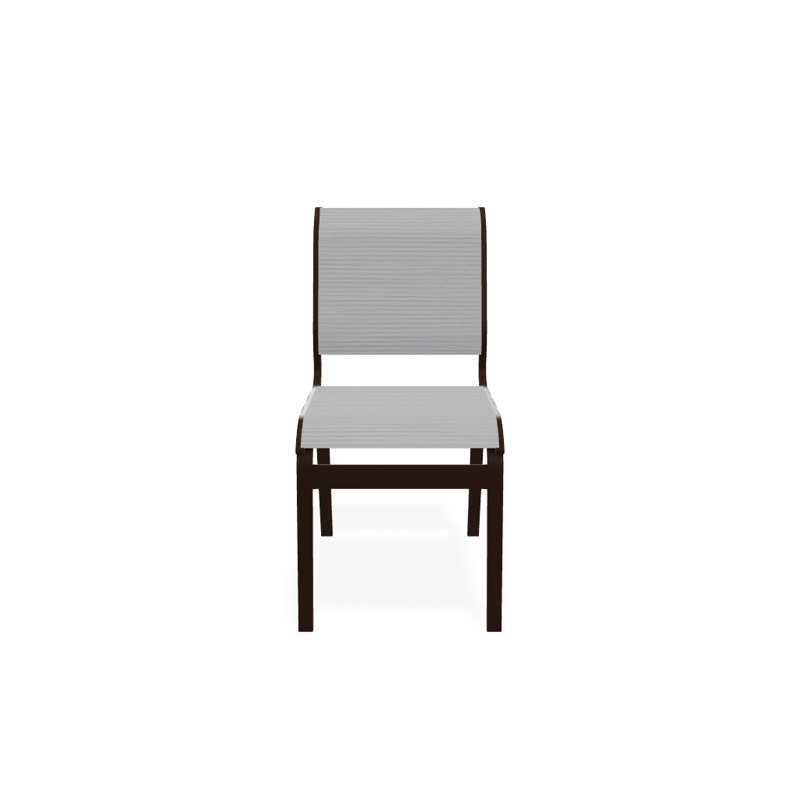 Chaise d'appoint de salle à manger Hiraku, Kona texturé, Abalone