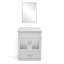 Ensemble de meuble-lavabo simple 24 "avec miroir Cather