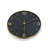 Gray Gold Round Analog Wall Clocks