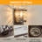  Brown Outdoor Wall Sconce Waterproof Exterior Light Fixture with  Glass Shades-668526208