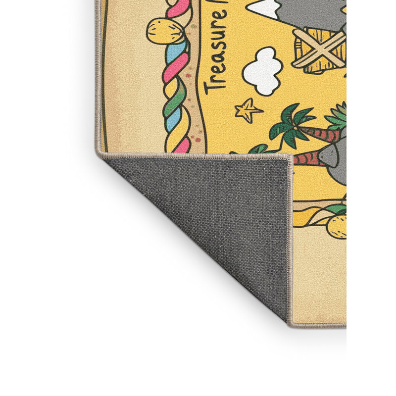Tapis pour enfants Sunside Sails Pirates, Rectangle 6 pi x 9 pi