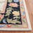 Oxfordshire Hand Tufted Wool/Cotton Floral Rug in Black/Ivory-323323966