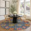 Tapis damassé intérieur / extérieur lavable à la machine ACN2288-195801736