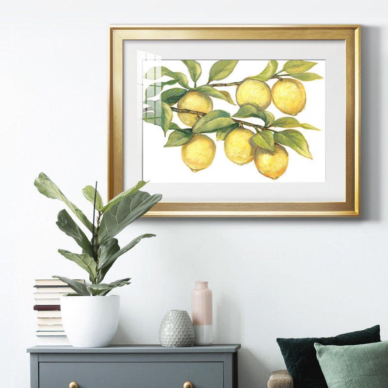 «Ripe For Picks II», reproduction encadrée de qualité supérieure - prête à être accrochée, H 18,5 po x l 24,5 po x P 1 po, Or