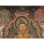 «Panch Kubera - Cinq Jambhala» peint à la main Thangka | Or 24 carats sur toile de coton, art mural Brocadeless
