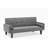 Ottwin 72'' Upholstered Convertible Sofa-543405375