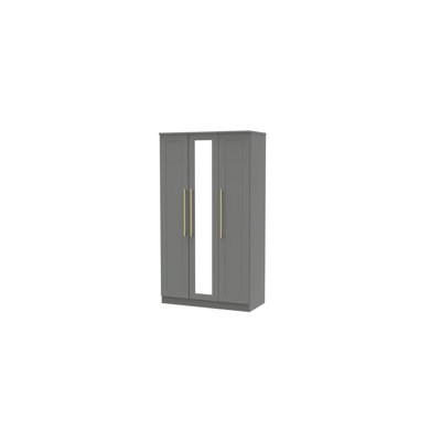 Fully Assembled 3 Door Wardrobe