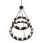 Lustre 54 lumières à 2 niveaux 54 po de large Loxley