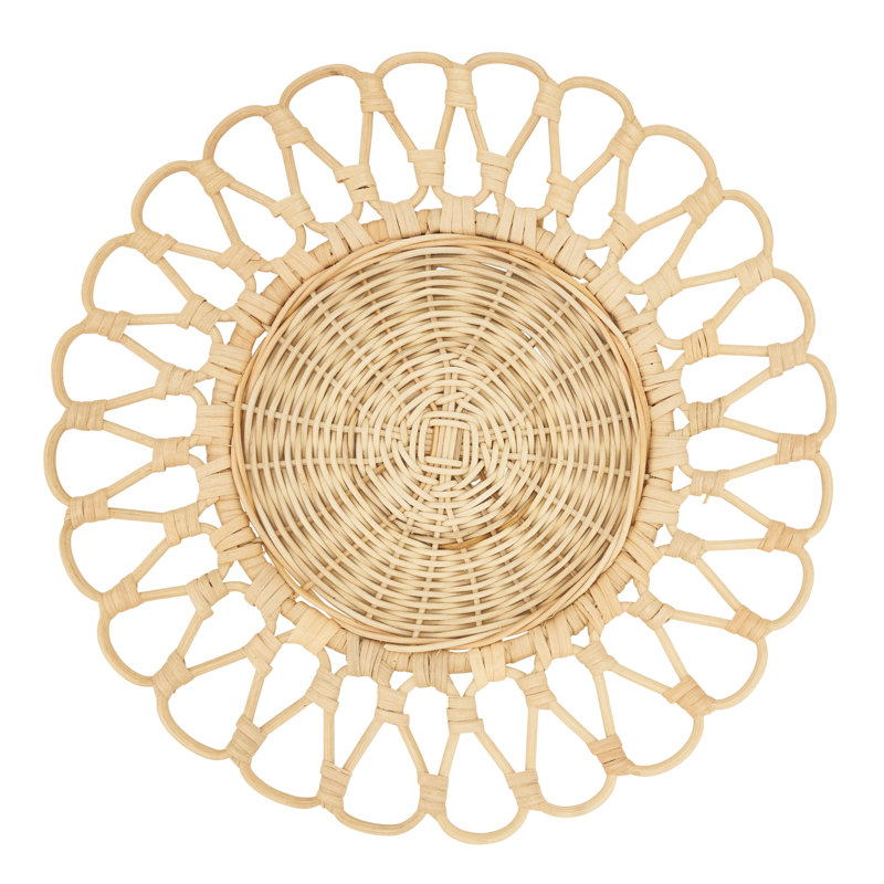 Anika Jute Round Placemat, Natural