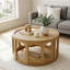 Table basse 31,5 "moderne avec rangement ouvert
