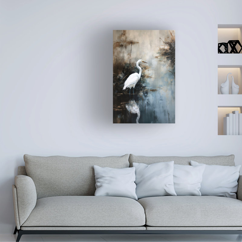 Art sur toile Treechild Egret In Lake
