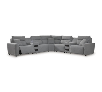 Modmax 7-Piece Power Reclining Sectional with Chaise