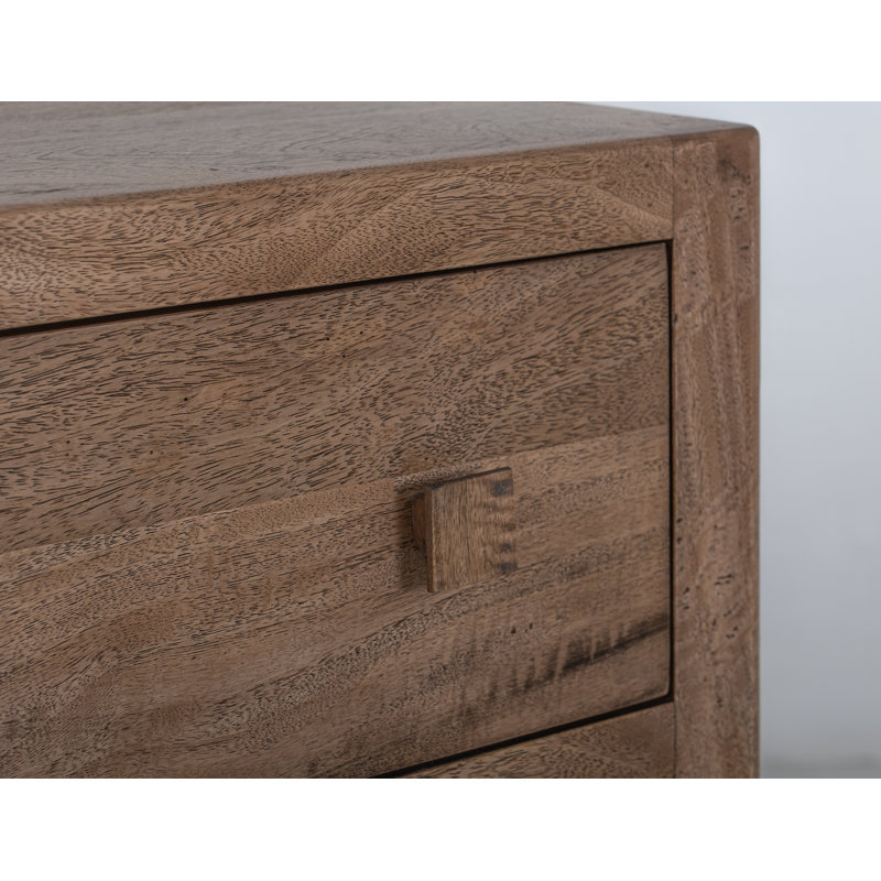 2 Drawer Nightstand, Natural