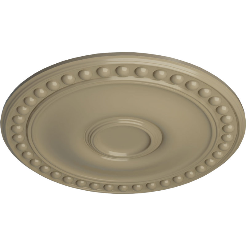 Médaillon de plafond de 19 1/8 po x P 1 po (convient aux auvents jusqu'à 5 5/8 po), Désert de Gobi