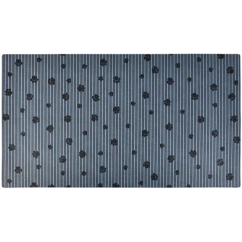 Napperon pour chien, tapis d'alimentation pour animaux - absorbant, imperméable, antidérapant, lavable à la machine, gris