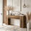 Rustic Coffee Table,Sturdy Console Table