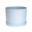 Modern Plastic Indoor/Outdoor Round Planter with Saucer-548381732-537478795