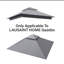 Auvent 1 pièce pour pavillon de jardin Home Isle-101808372-101808373