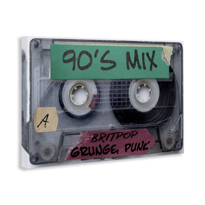Toile à cassettes rétro des années 90, conception par Annabelle Hall