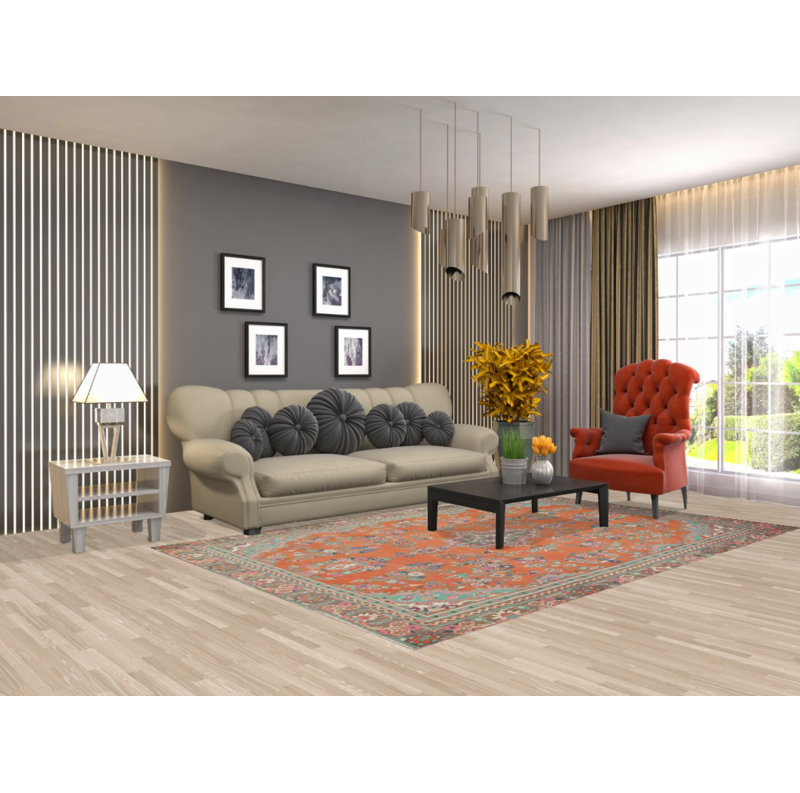 Tapis traditionnel rétro 6 x 9
