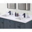 Plateau de meuble-lavabo double Caorle