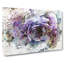Purple Rose In Abstract - Wrapped Canvas-55341579