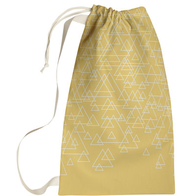 Kitterman Fabric Laundry Bag with Handles