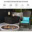 Chaise Adirondack en rotin Olayemi