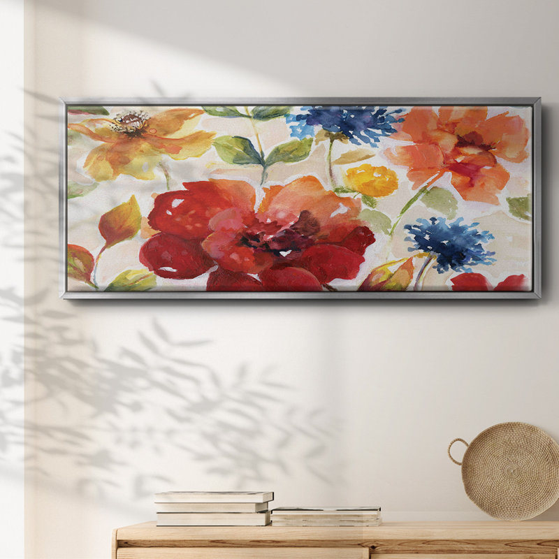 Summer Salsa- Framed Canvas, 24" H x 60" W