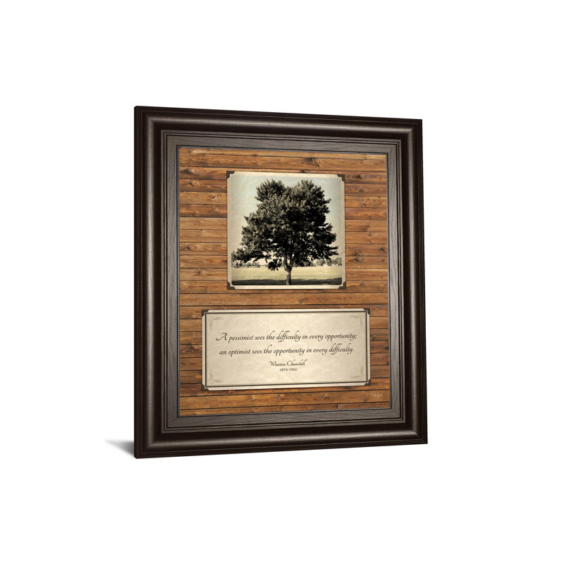 Art mural Solitude Grove - 22 po x 26 po - Cadre chocolat noir