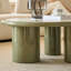 Table basse moderne avec plateau Terrazzo