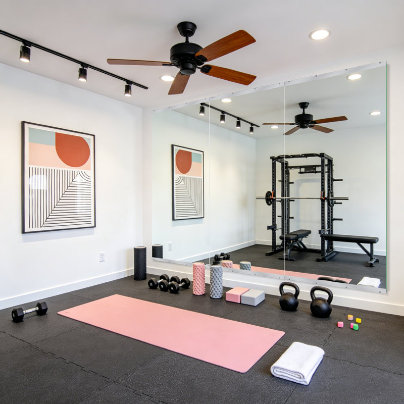 Extra-Large Home Gym Wall Mirror,Dance Studio Mirror,Tempered Glass Full Length Mirror, 84" x 46"