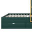Lit superposé double avec garde-robe, 2 grands tiroirs et 5 petits tiroirs, lit superposé en bois avec échelle, garde-corps-30218420