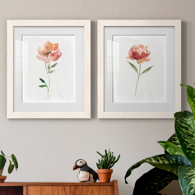 Happy Bloom I - ensemble de 2 reproductions d'art