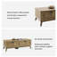 Table basse Cabral à 4 pieds avec rangement, salon-497222997