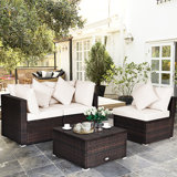 Bridger 4 - Person Patio Conversation Sets with Cushions