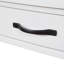 Table de coin 33,8 po Milk White