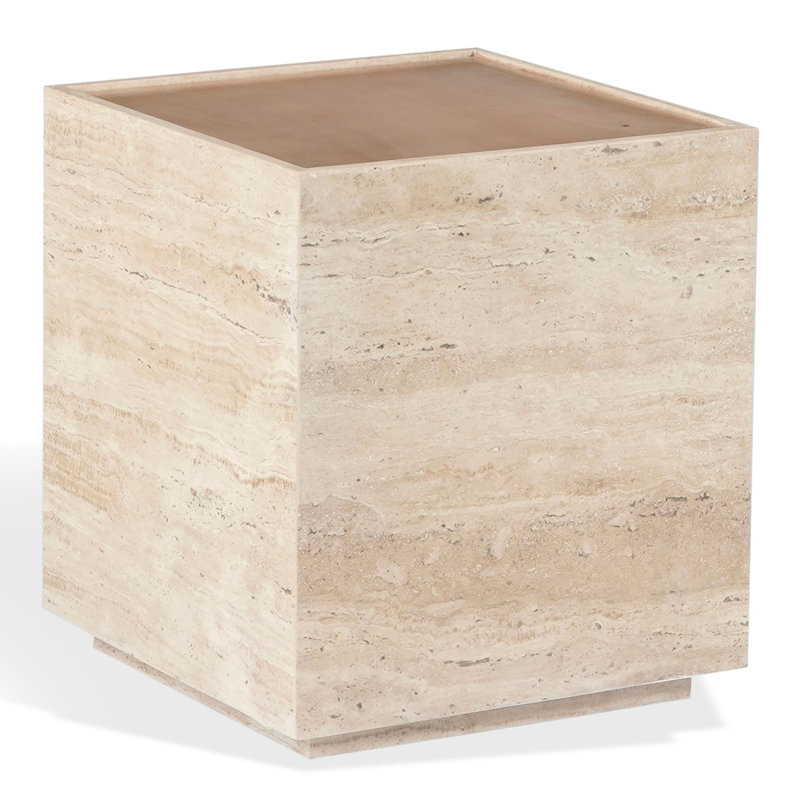 Table d'appoint Leslianne Travertine