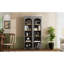 Armoire de cuisine moderne de 72 po de hauteur, bibliothèque ajustable, rangement de style pour la salle à manger, bureau, salle de bain grise, décoration intérieure-1309934861