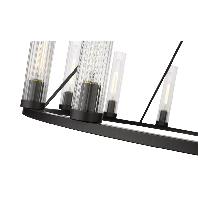 Lustre classique à 15 lumières de style bougie Lustreann, Bronze