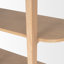 Peach Narrow Etagere Bookcase