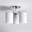 Preston 3 Light Glass Semi Flush Mount-1961987507