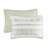 3 Piece   Seersucker Quilt Set Taupe/Blue Full/Queen