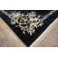 Antique Black Color Minimalist Open Field Chinese Art Deco Rug