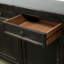 Buffet quatre tiroirs vieilli naturel 93 x 18 x 35 H-1300828254