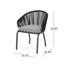 Caractéristique de salon unique, chaise d'appoint distinctive